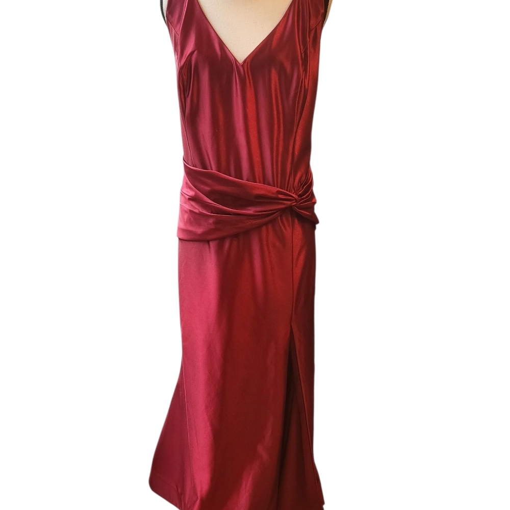Galina Signature Vibrant Red Dress Gown Homecoming - Picture 5 of 8